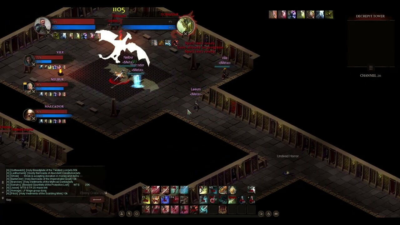 Dreadmyst Launch - Decrepit Tower Godly/Divine/Goldfarm