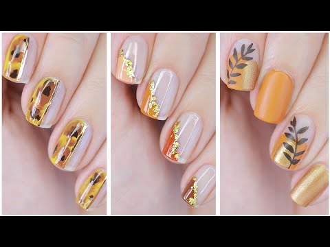 Minimalistic Nail Art 2021 🍂 Fun &amp; Easy Fall Nail Design Compilation!