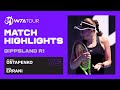 J. Ostapenko vs. S. Errani | 2021 Gippsland Trophy First Round | WTA Highlights