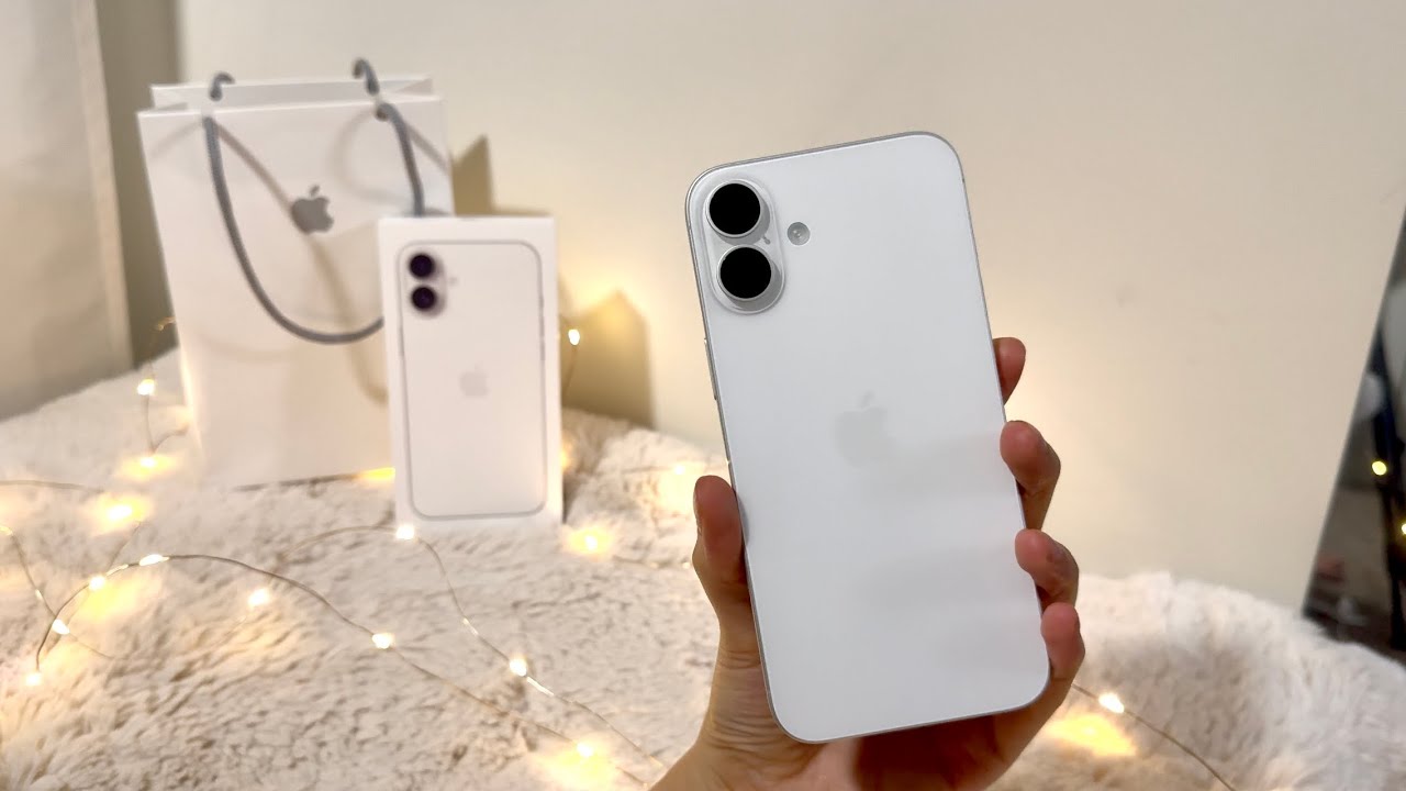 iPhone 16 Plus Unboxing: White! - YouTube