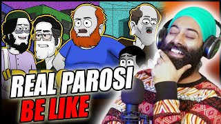 Indian Reaction on Parosi | @SharumKiSketchbook | PunjabiReel TV