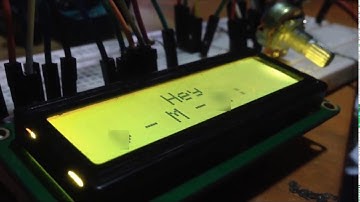 Lập trình LCD 16x2 với AVR