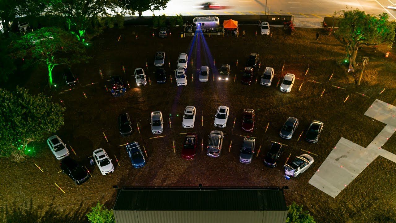 Nite Owl DriveIn theater playing cult classics in downtown Miami YouTube