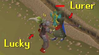 He tried to Lure him... then Lost his Bank @TopOSRSMoments