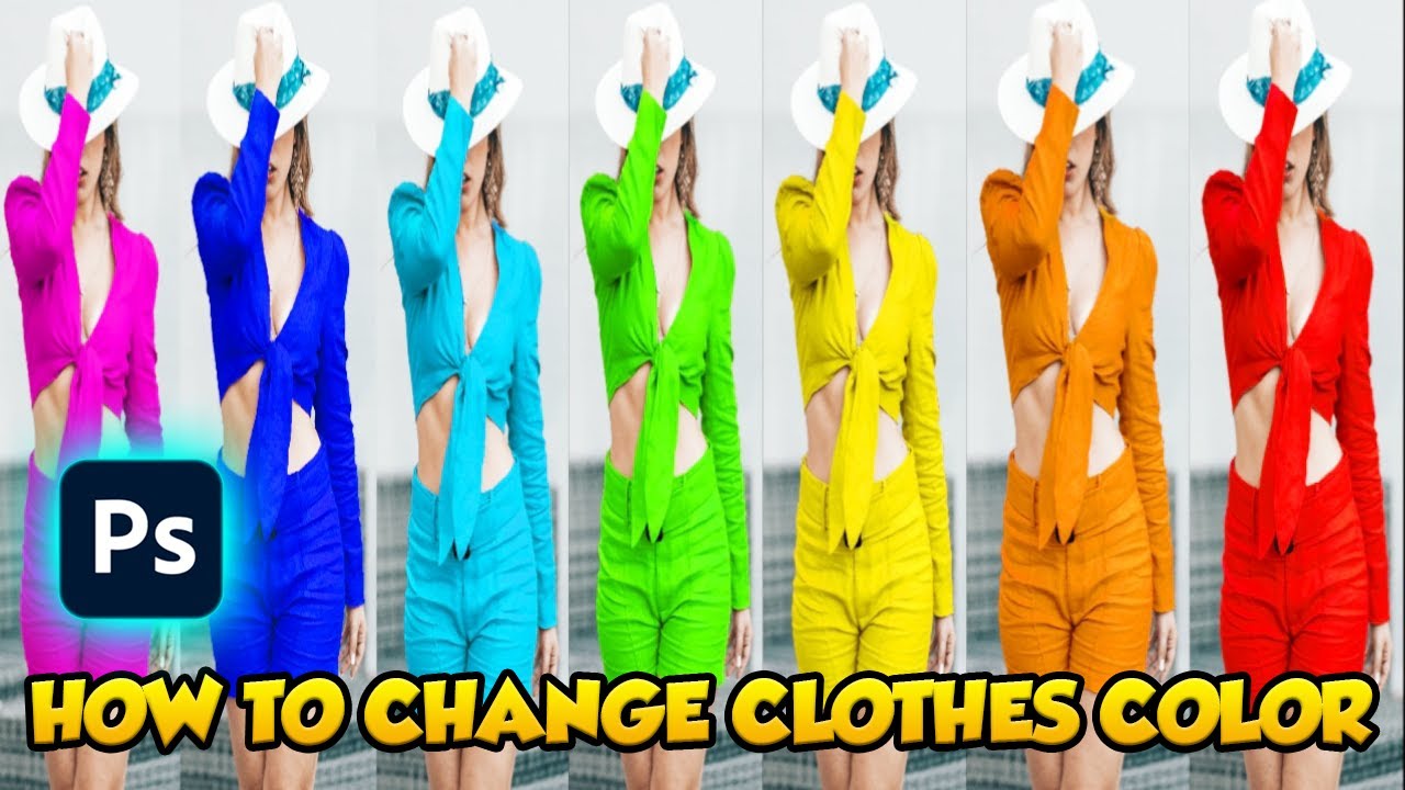 HOW TO CHANGE CLOTHES COLOR - PHOTOSHOP TUTORIAL - YouTube