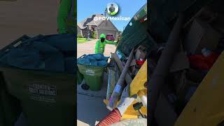 Rearloader Trash Route Through Neighborhoods 🚛 #rearloader  #trashtruck  #garbagecollection