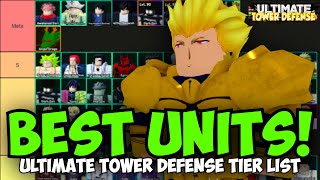 New Best Units in Ultimate Tower Defense! (Official Tier List!)