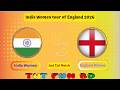 England Women vs India Women | ENGW v INDW India Women tour of England Live Score Streaming 2026