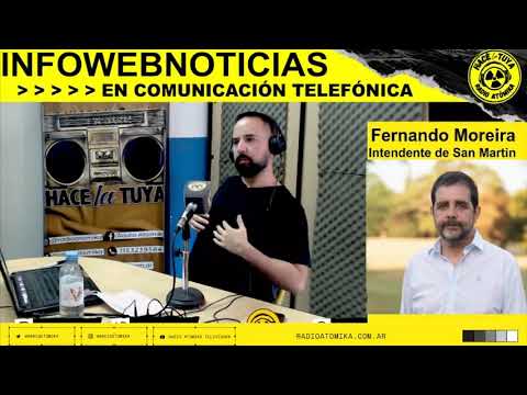 Fernando Moreira 02/08/23 - Entrevista de Adrián Cordara a Infowebnoticias RADIO