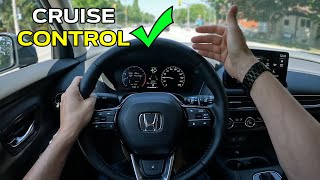 How to use Cruise Control in the Honda HR-V (Normal and Adaptive)