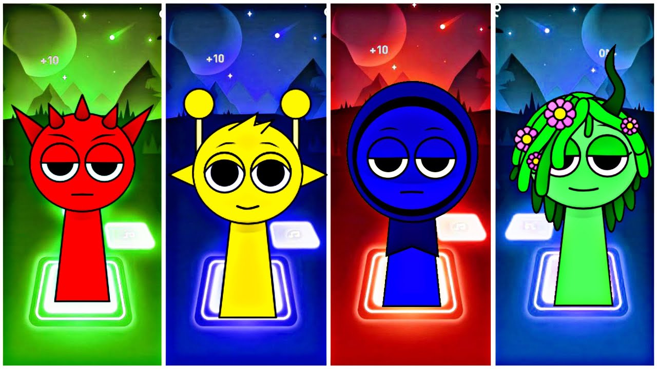 Tiles Hop | Tiles Hop Sprunki| Coffin Dance version |Coffin Dance meets|Cartoon Characters!|