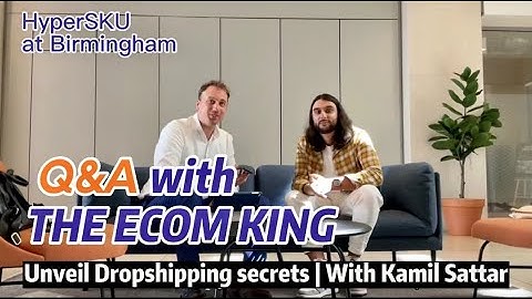Q&A with the ECOM KING Kamil - Unveil dropshipping secrets, authentic, transparent values sharing