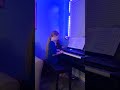 Getting ready for piano recital, entertainer