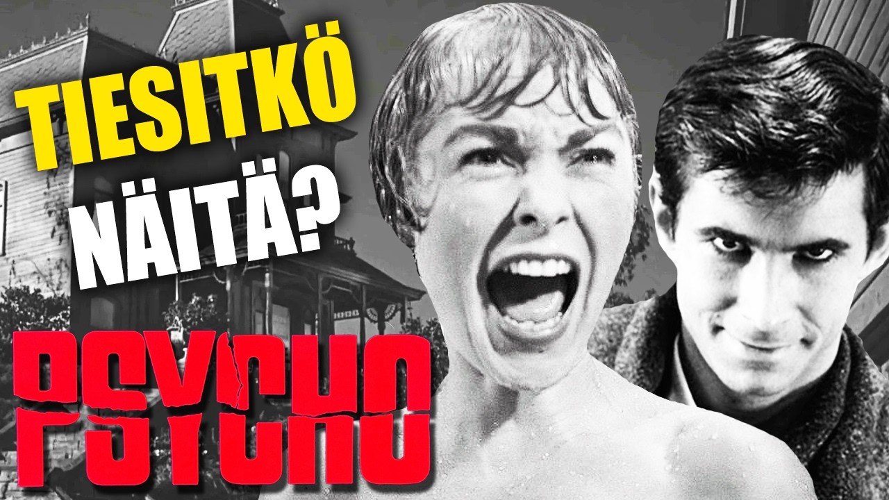 10 juttua joita et ehkä tiennyt elokuvasta PSYKO (1960)