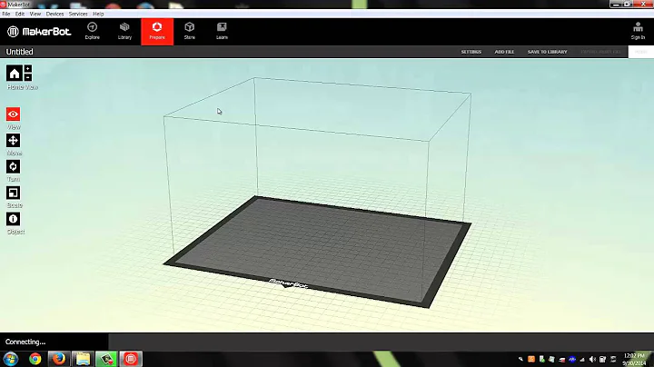 Import 3D File to MakerBot Desktop