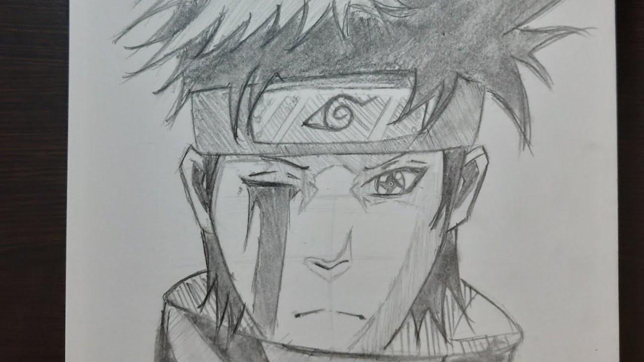 Drawing/Naruto/pencil sketch (step by step) Udaydeepta art's 