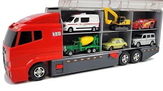 13 Types Tomica Cars ☆ Tomica opening and put in big Okatazuke convoy