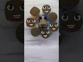 Kinetic Sand Faces Crushing Cute Shapes Hammer Smash #shorts #viral #trending #ytshorts #viralshorts