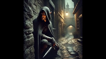 AI Animation: Half elf rogue