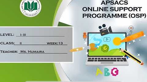 Class 2 English Language Week 13