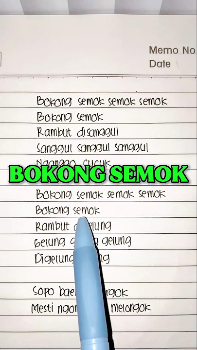BOKONG SEMOK - Niken Salindry (Lyrics) || 'Bokong semok rambut disanggul' || Viral Tiktok