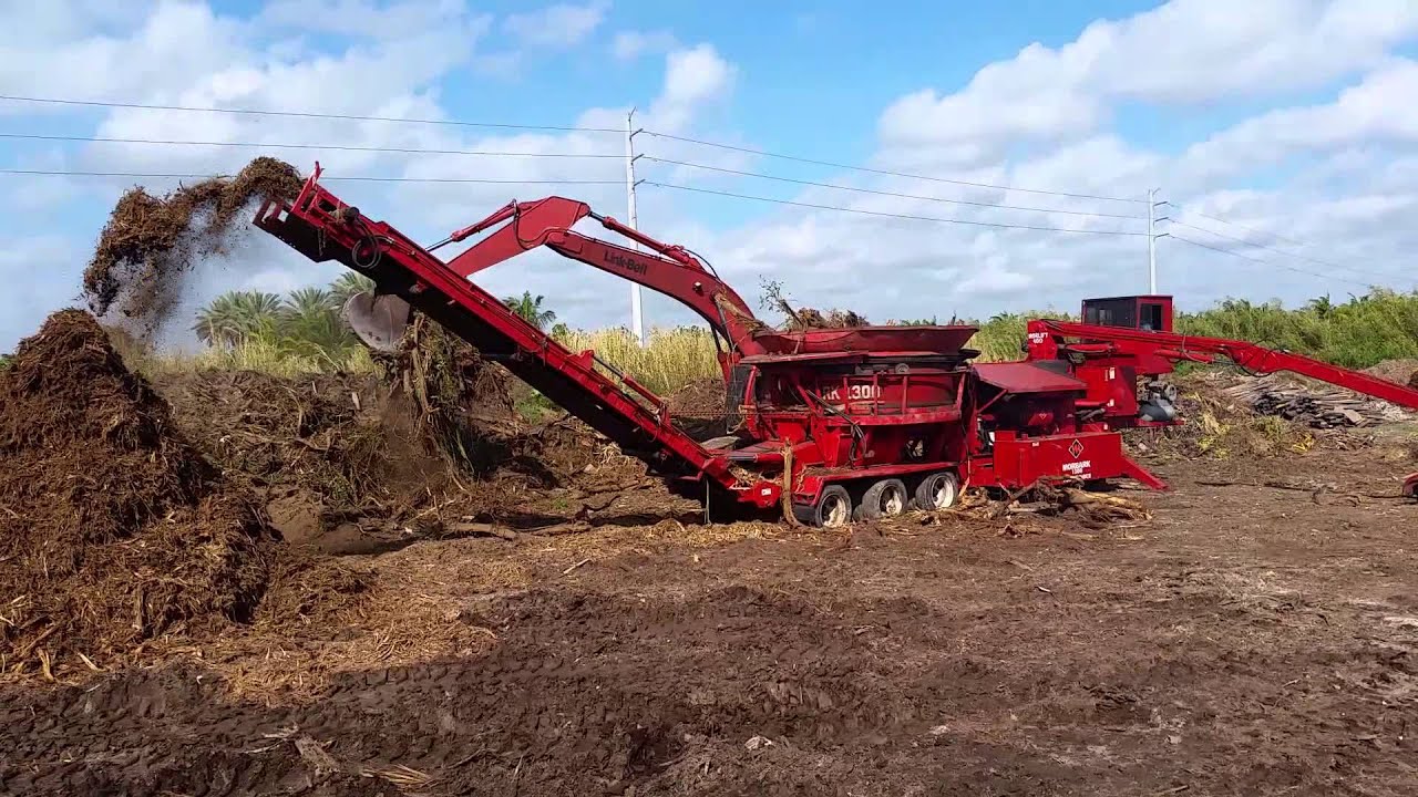 Morbark 1300 tub grinder (Atlas Recycling LLC) - YouTube