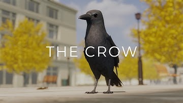 The Crow Rigged Character for Blender