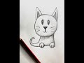 Draw a cat starting with a circle