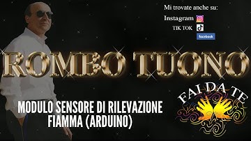 MODULO SENSORE DI RILEVAZIONE FIAMMA (ARDUINO)