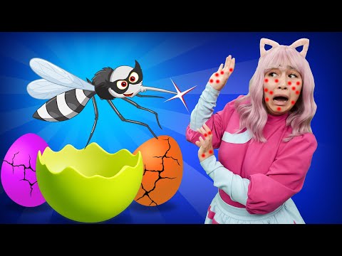 Bad Mosquito in Surprise Egg | Yummy Kids Songs