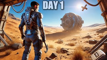 DAY 1 First Look at this New INCREDIBLE Survival Game...