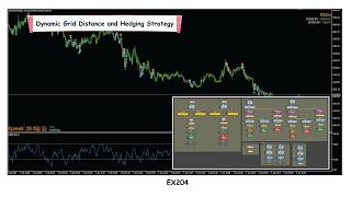 MT5 - EX204 : Dynamic Grid Distance and Hedging Strategy