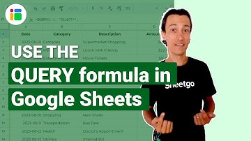How to use the QUERY formula in Google Sheets