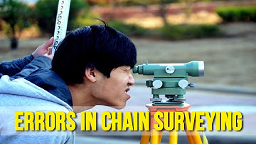 Errors in Chain surveying