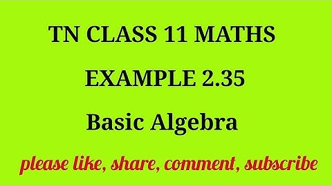 TN 11 Maths chapter 2 Vector Algebra example 2.35
