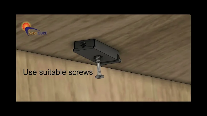 Sola-Cure. Top mount fixing of our boat and ship blinds