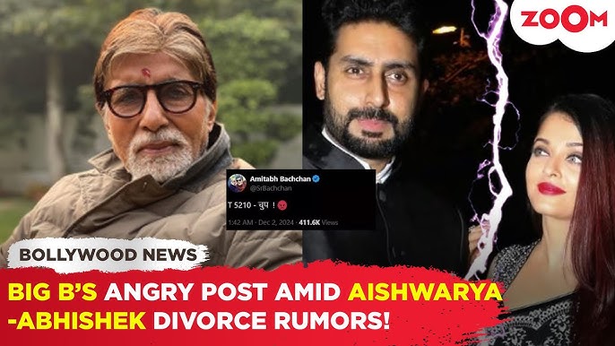 Amitabh Bachchan's ANGRY post amid Aishwarya-Abhishek DIVORCE rumours goes  VIRAL!