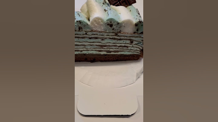 銀座コージーコーナー　チョコミントミルクレープ