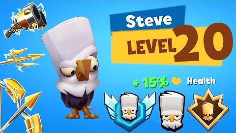 Level 20 Steve* is Unstoppable | Zooba Steve Hits Level 20:Unleashed Unstoppable Power @TargoGaming