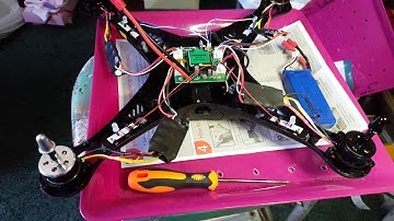 Syma x8w conversion to brushless motors