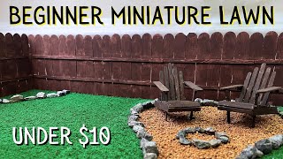 Starting a Miniature Backyard | Beginner Miniatures