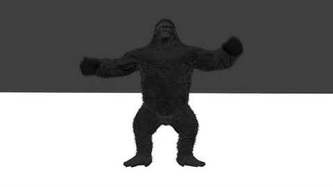 (Blender 3D) King Kong Test Animation