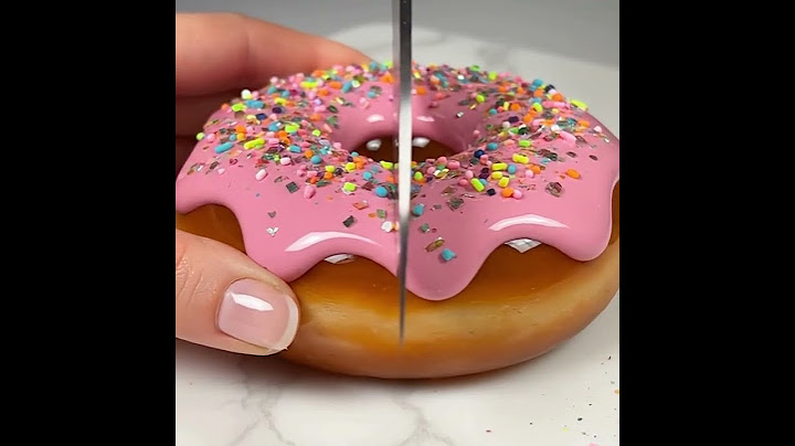 Glass Donut Sliced Open #asmr