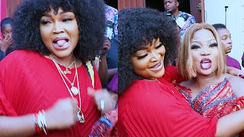 Mercy Aigbe Surprise Seyi Edun As Ijebu And Kunle Afod Spray Her Money At Her Luxury New Store