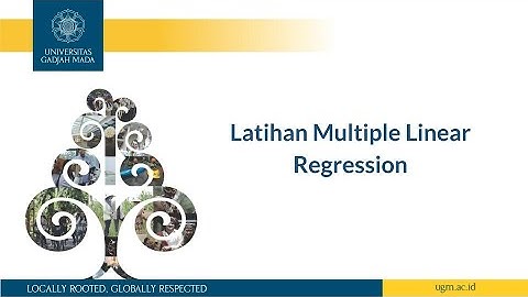 PRAKTIKUM STATISTIKA - MODUL 4 STUDI KASUS SIMPLE LINEAR REGRESSION