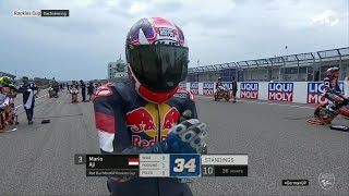 Mario Suryo Aji Best Overtake in Sachsenring 2021 | Red Bull Rookies Cup 2021