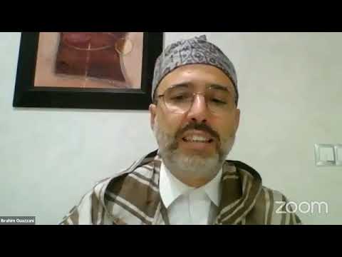 مجلس السالكين الأستاذ إبراهيم الوزاني خلال ندوة تأبين المرحوم مولاي عبدالله الشريف الوزاني 18 07 22