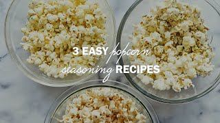 3 Easy Popcorn Seasoning Recipes 🍿🍿🍿