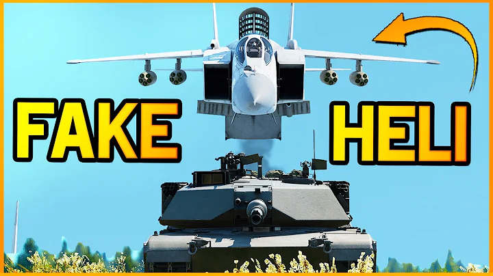 Destroying Tanks as a FAKE HELICOPTER in War Thunder