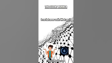 The Silent Runner, Can You Solve This Mind-Bending Riddle? #riddlechallenge  #quiz #brainteaser